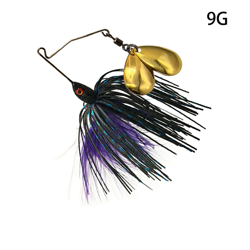 Détail palette rotative spinnerbait inox