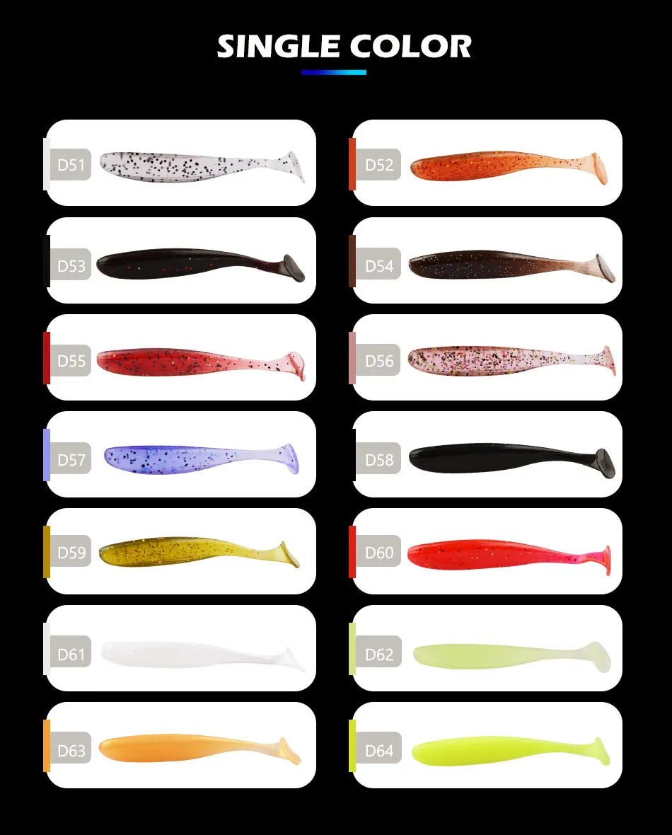 Leurre Souple Shad MEREDITH Easy Shiner – 50mm à 130mm – Brochet, Sandre & Perche