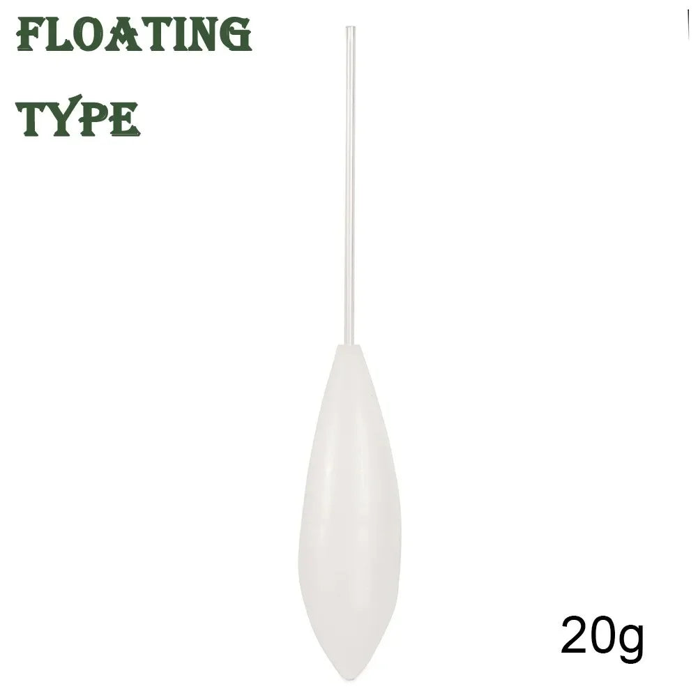Flotteur de Pêche Acrylique Transparent – Coulant, Semi-Plongeant & Montant – 5g à 50g