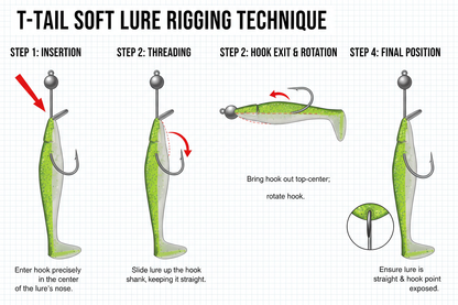 explication d'un montage de leurre T tail 