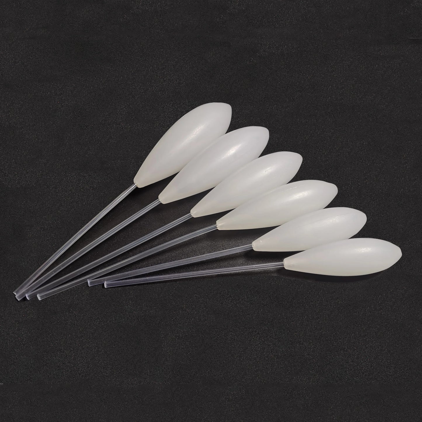Profil aérodynamique du flotteur de pêche acrylique transparent