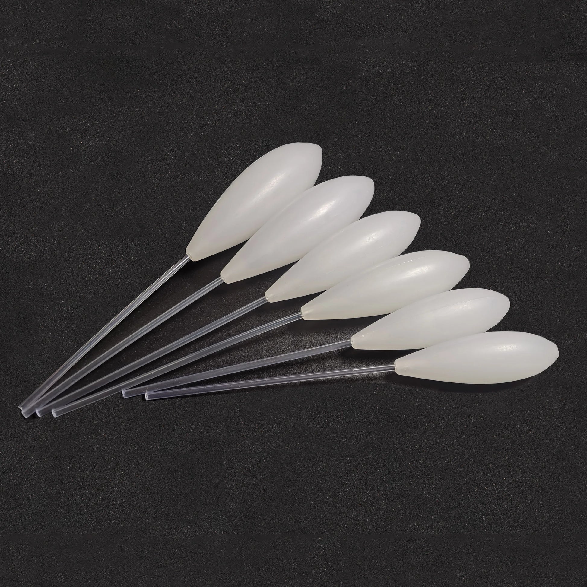 Profil aérodynamique du flotteur de pêche acrylique transparent