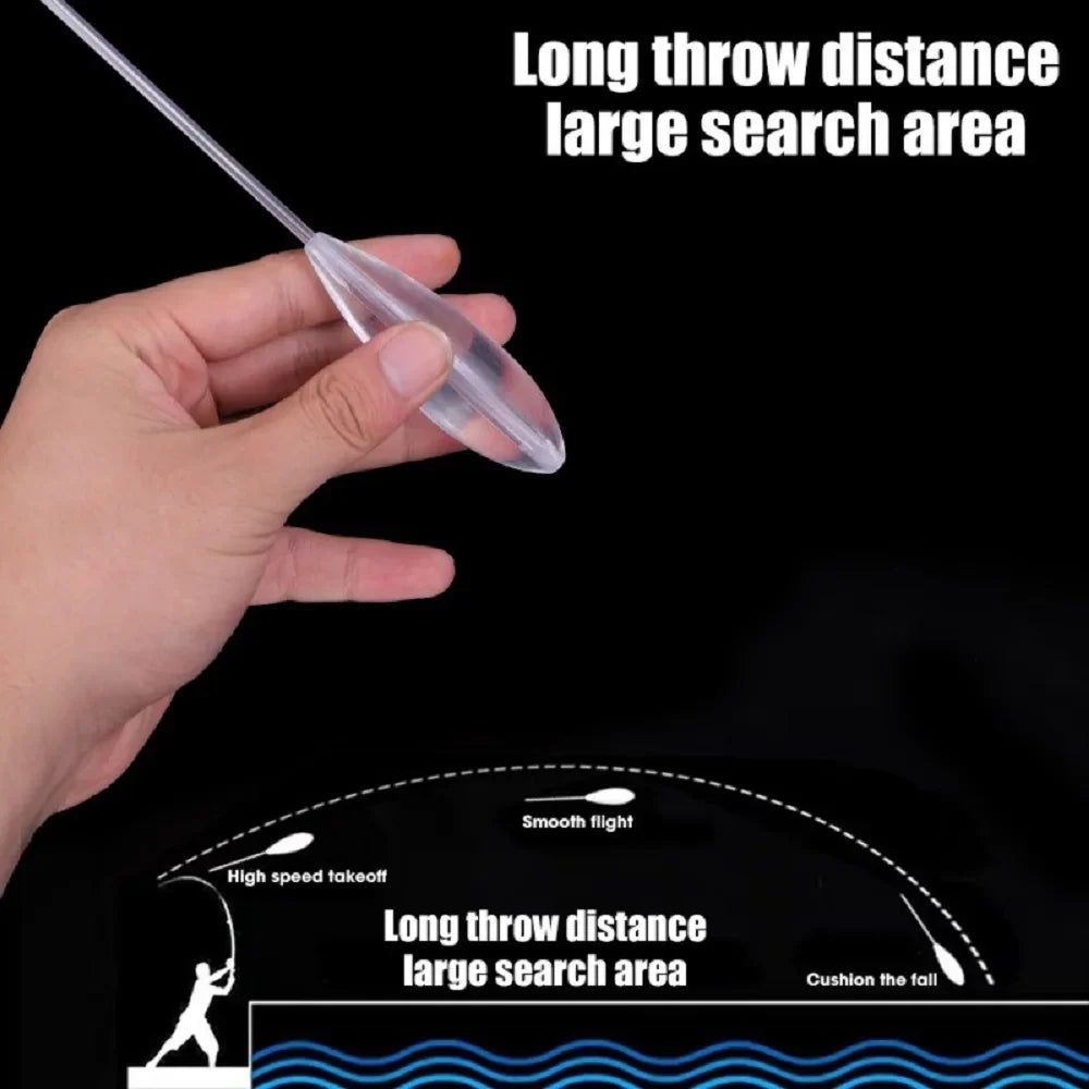 Flotteur de pêche acrylique 50g pour lancers longue distance
