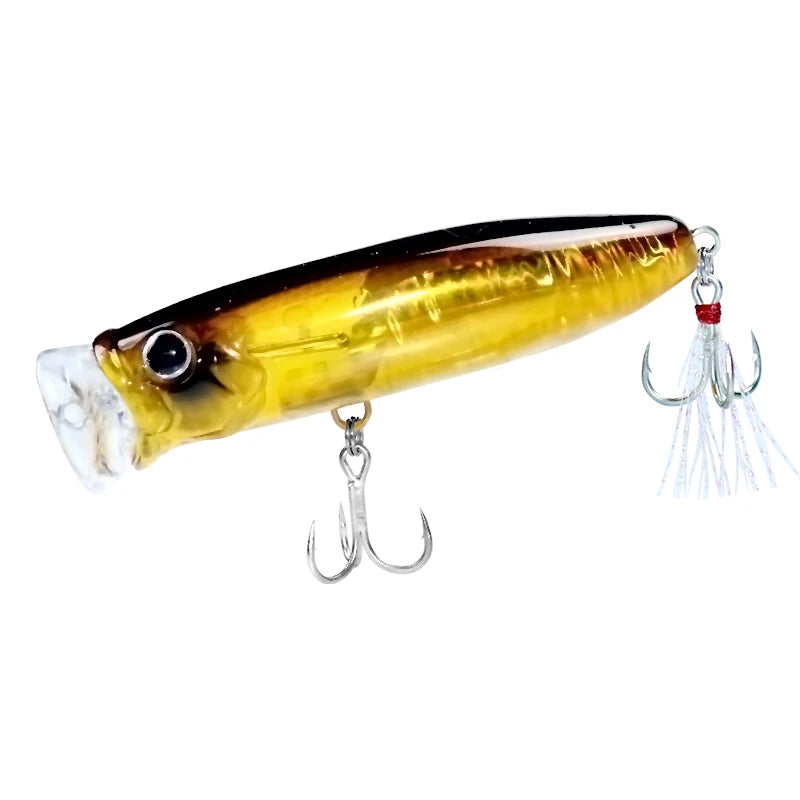 Leurre Dur Topwater Popper – 9.5g & 18g – Bar, Thon & Carnassiers en Mer