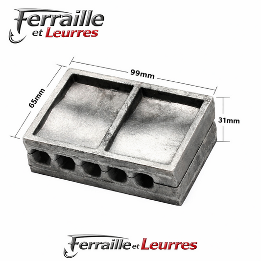 moule plomb de peche avec dimensions moule de plomb pour la peche 28g 56g 84g