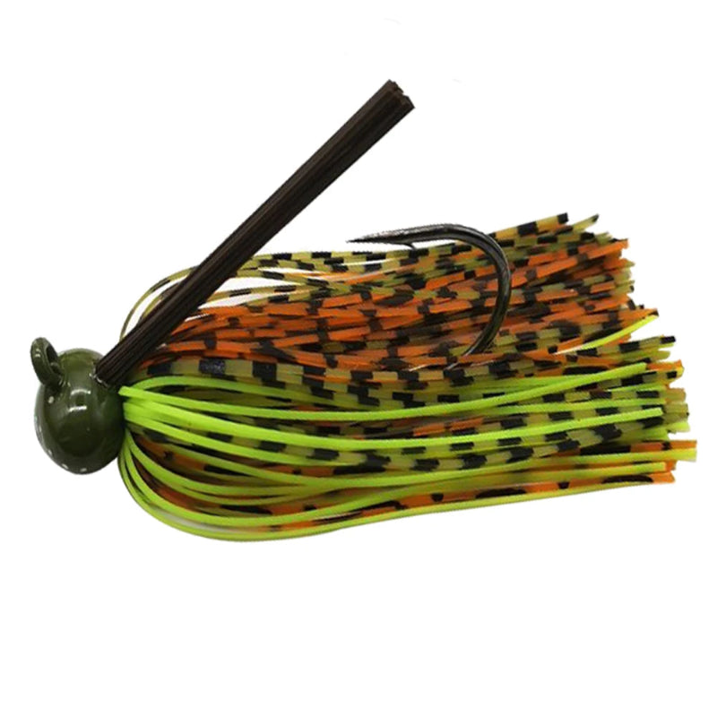 Tête football plombée rubber jig carnassier
