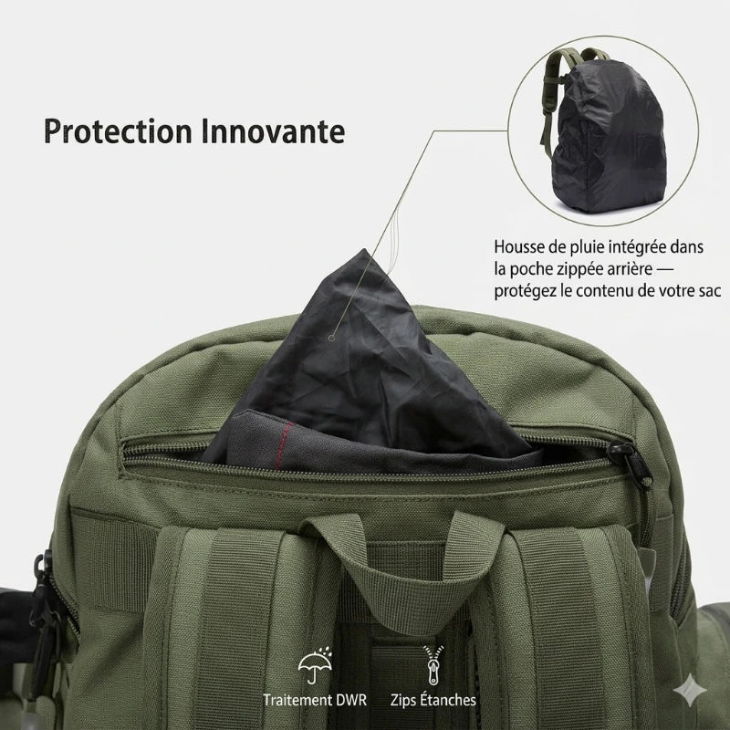 Sac à dos de pêche Bassdash poches latérales rangement