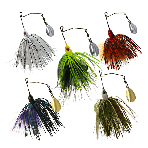 Gamme spinnerbait double palette 10 coloris 7g et 9g
