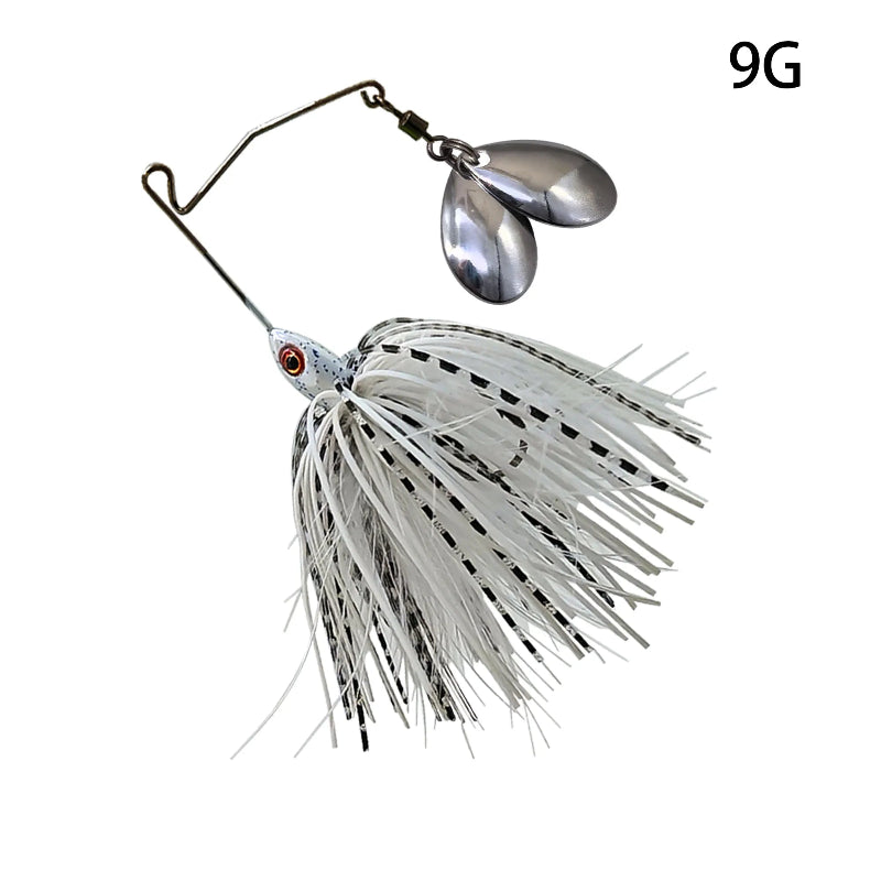 Spinnerbait coloris red 7g double palette willow