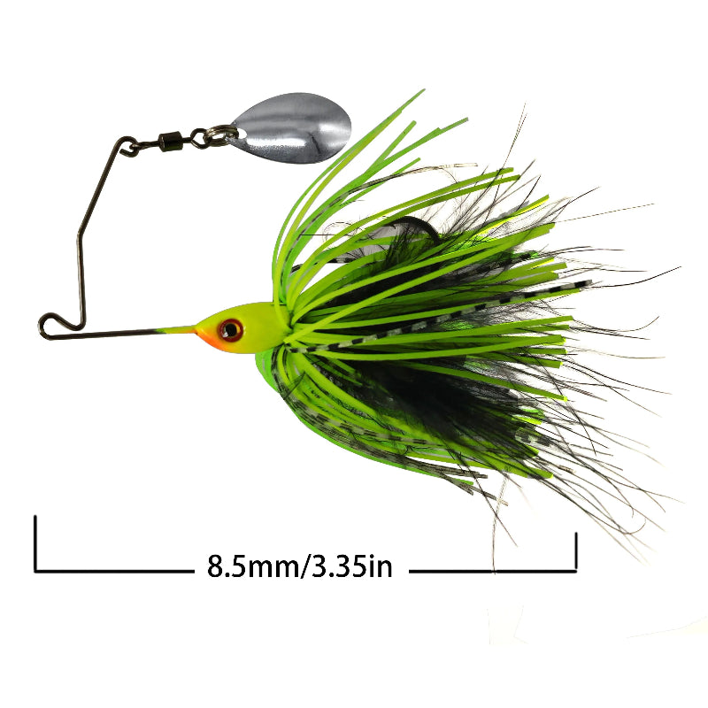 Spinnerbait double palette coloris white 9g
