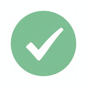 une icone pour valider de couleur verte trust pilote